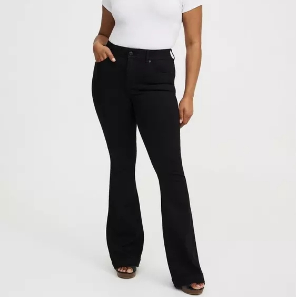 Torrid Bombshell Flare High Rise Jeans
